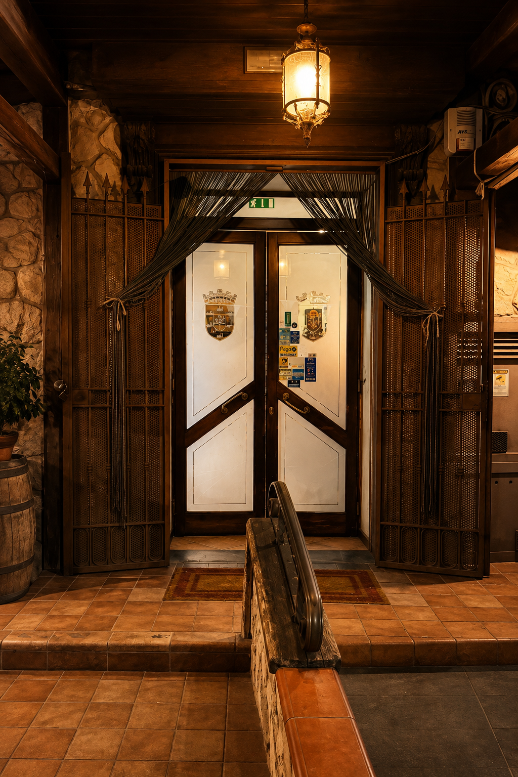 Ingresso esterno della trattoria